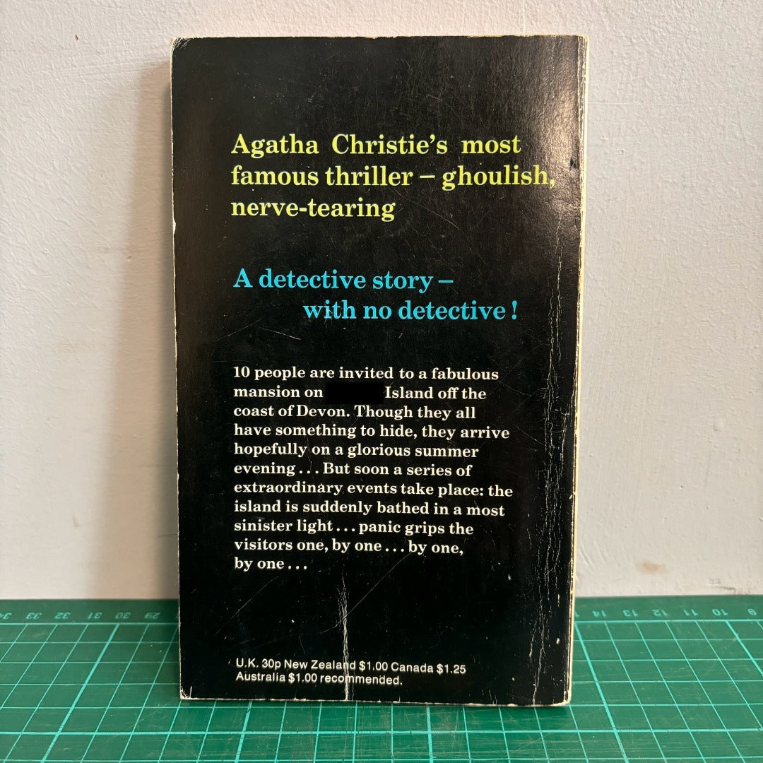 Agatha Christie Ten Little Fontana Paperback 1972