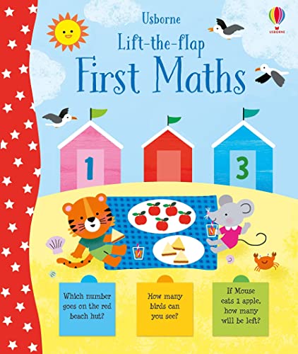 Lift-the-Flap First Maths: 1 (Young Lift-the-flap) [Board book] Jessica Greenwell and Melisande Luthringer