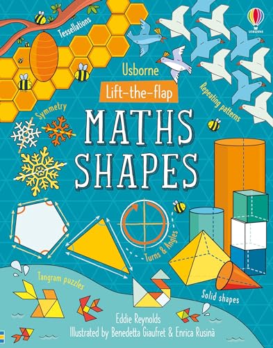 Lift-the-Flap Maths Shapes: 1 [Board book] Eddie Reynolds and Benedetta Giaufret;Enrica Rusina