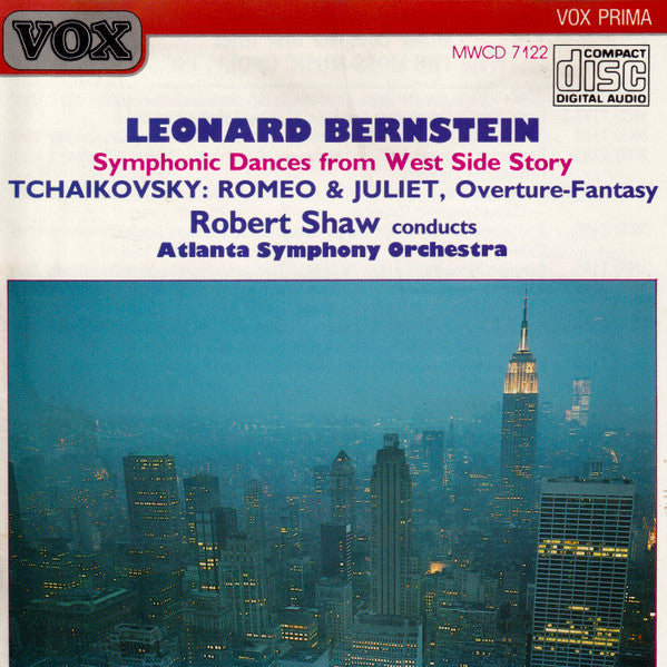 Bernstein* / Tchaikovsky* Symphonic Dances From West Side Story/Romeo & Juliet, Overture-Fantasy