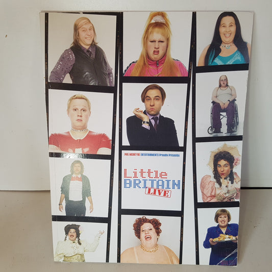 LITTLE BRITAIN LIVE Phil McIntyre rare Fan Book a4 size, interviews stickers etc