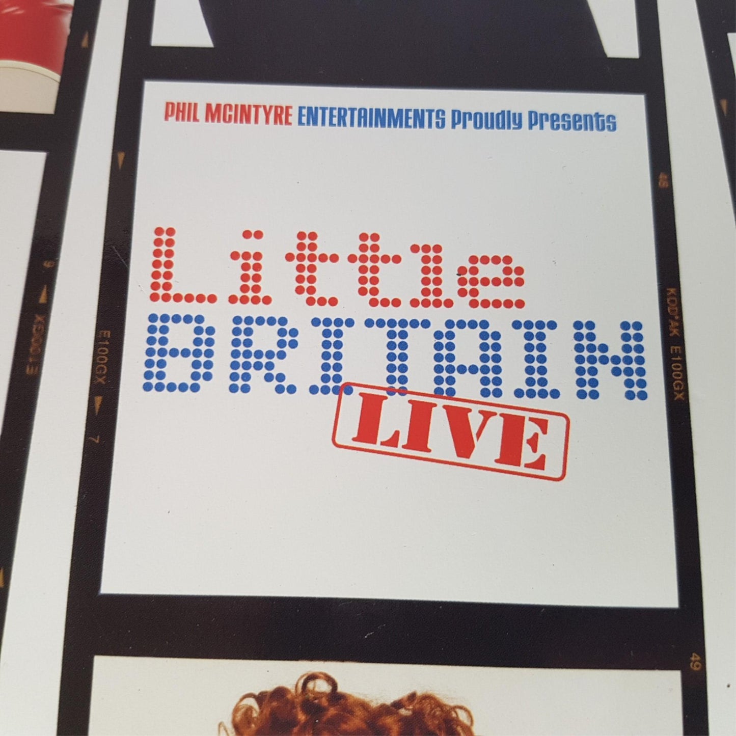 LITTLE BRITAIN LIVE Phil McIntyre rare Fan Book a4 size, interviews stickers etc