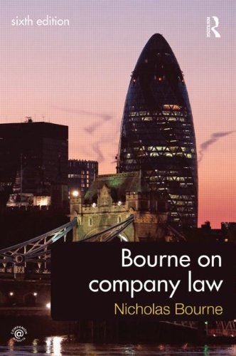 Bourne on Company Law [Paperback] Bourne, Nicholas