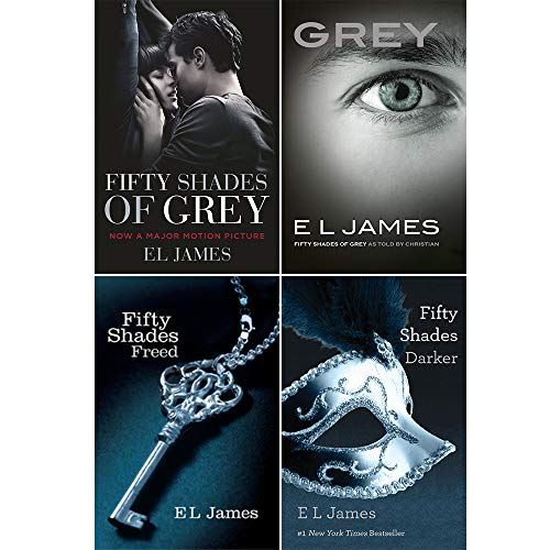 Fifty Shades of Grey 4 Books Collection Set By E L James (Grey Fifty Shades of G